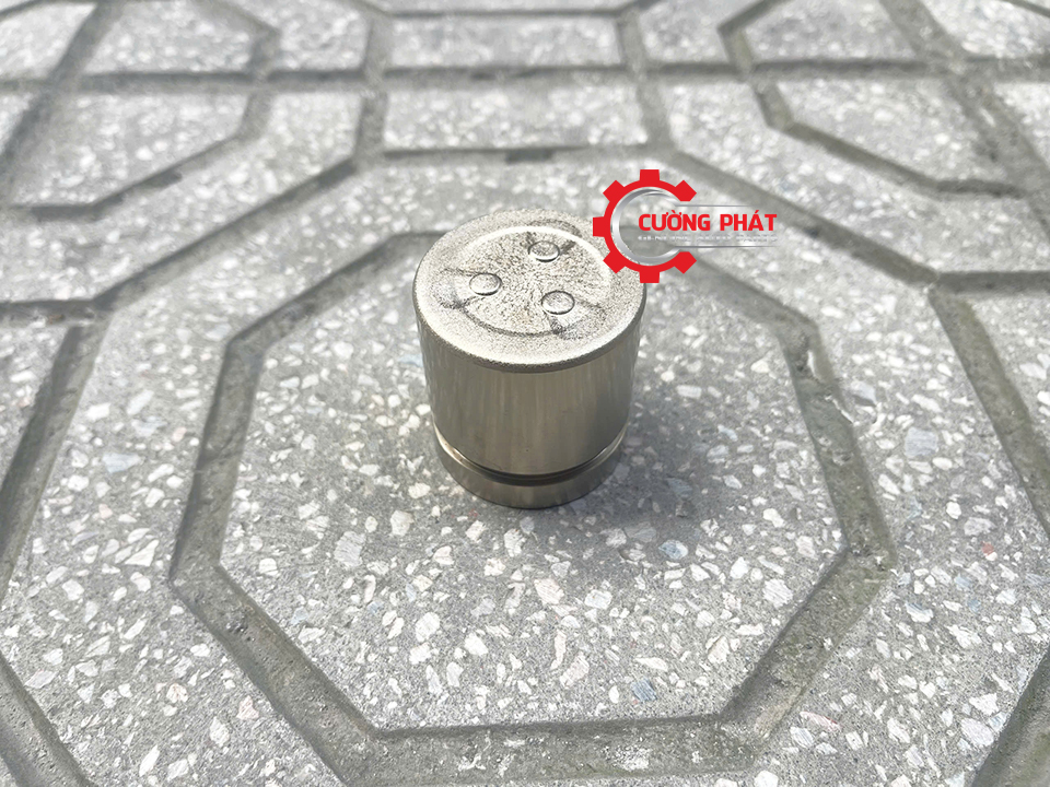 Góc chụp cận cảnh piston phanh sau Sport chạy má đĩa chính hãng