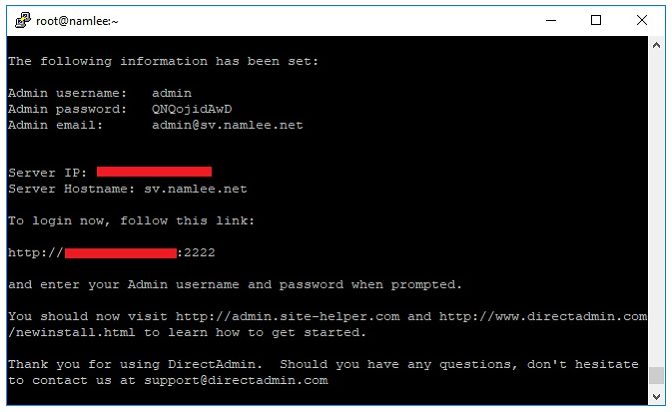 Hướng dẫn cài đặt DirectAdmin trên CentOS 7 & 8 (4)
