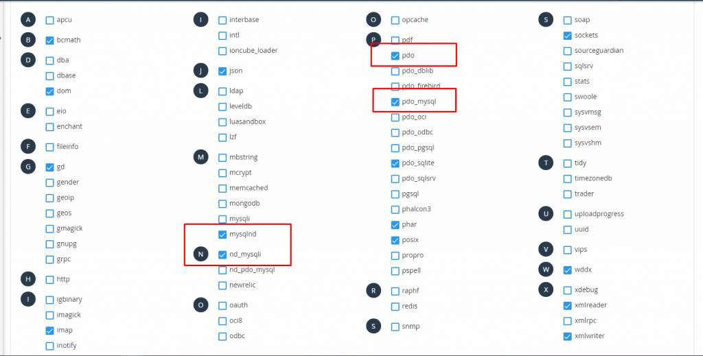 Cách sửa lỗi Your PHP installation to be missing the MySQL extension error in WordPress (3)