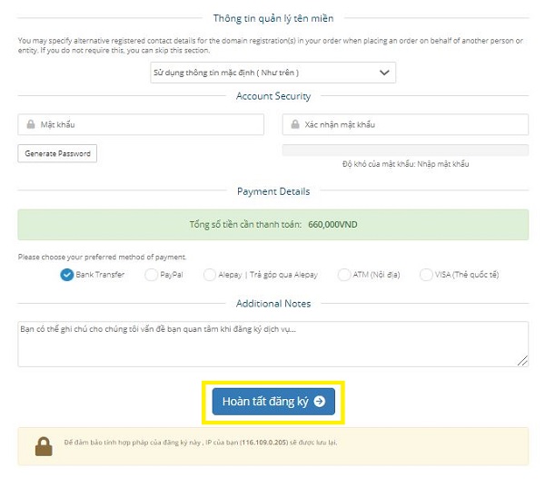 Cách đăng ký tên miền khuyến mãi tháng 2/2021 tại KDATA (7)