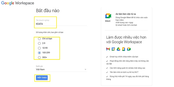 Hướng dẫn cách tạo email đuôi tên công ty nhanh và đơn giản nhất 3