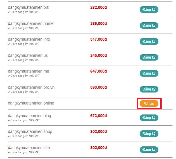 Hướng dẫn cách check tên miền website đơn giản, nhanh chóng 3