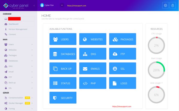 5 công cụ quản lý VPS quản trị qua web, quản lý khách hàng 5