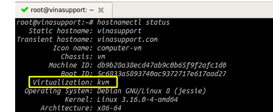 Cách kiểm tra loại công nghệ ảo hóa Virtualization của VPS Linux (1)