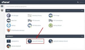 Cách tạo Database, User quản lý và phân quyền trong cPanel (1)