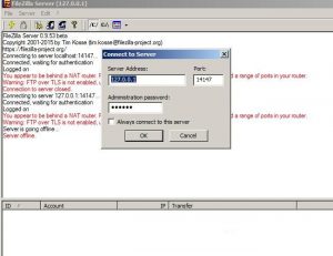 Hướng dẫn cài đặt và sử dụng FileZilla Client và FileZilla Server (5)