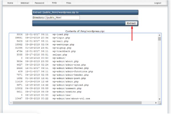 Hướng dẫn cài Wordpress trên Hosting DirectAdmin chỉ với 5 bước 9