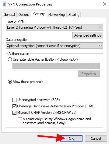 Hướng dẫn kết nối L2TP/IPsec VPN trên Windows 10 (6) Hướng dẫn kết nối L2TP/IPsec VPN trên Windows 10 (6)