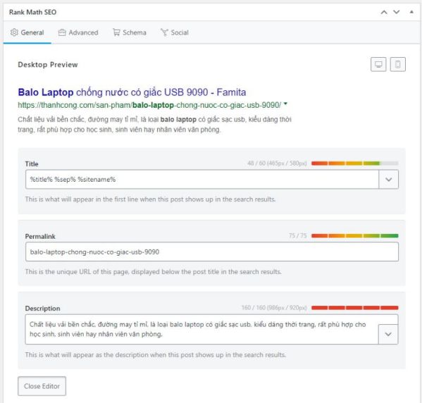 Thực hành ngay các chức năng của Rank Math SEO chuẩn nhất 13