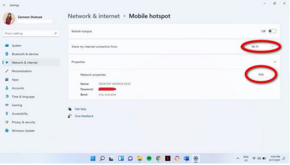 Cách tạo điểm phát WiFi trên laptop Windows 11 đơn giản nhất 3