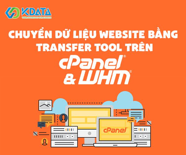  Chuyển dữ liệu website bằng transfer tool trên cPanel & WHM