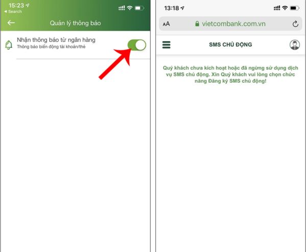 Cách hủy SMS Banking của BIDV, Vietcombank, AgriBank, TP Bank 3