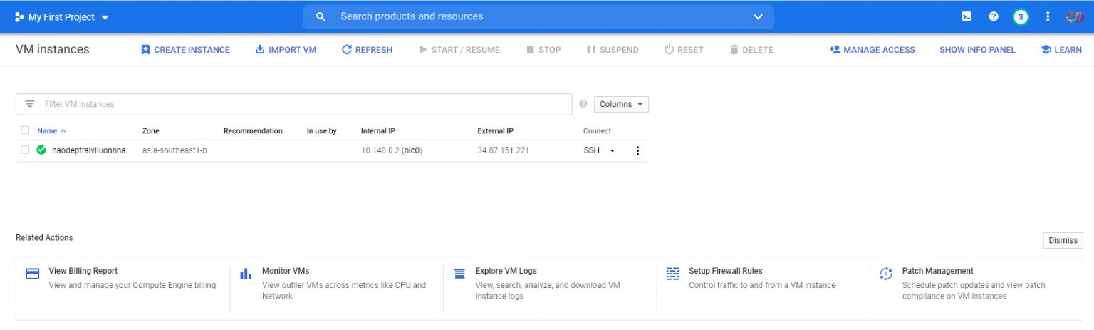 Hướng dẫn cách tạo VPS Google Cloud nhận 300$ miễn phí (8)