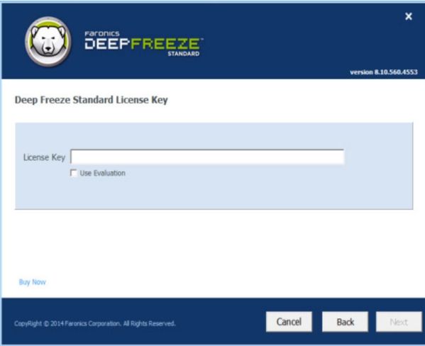 Cách cài đặt phần mềm đóng băng ổ cứng Deep Freeze Standard 3