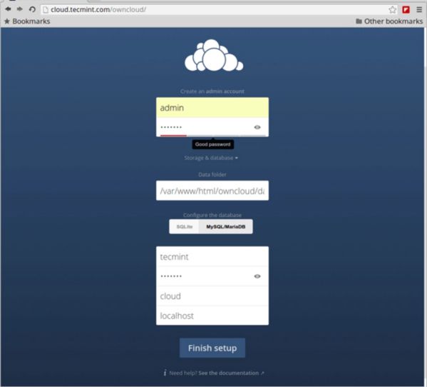 Hướng dẫn cách cài đặt ứng dụng ownCloud trên Linux 2