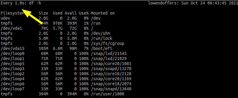Hướng dẫn cách sử dụng lệnh watch trong Linux (2)