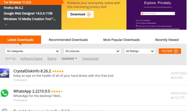  12 website an toàn để tải xuống phần mềm Linux miễn phí