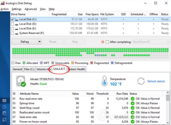 Dùng Auslogics Disk Defrag chống phân mảnh ổ cứng như nào?5
