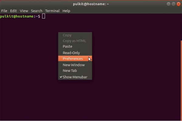  Tùy chỉnh Terminal trong Ubuntu phải làm như thế nào?