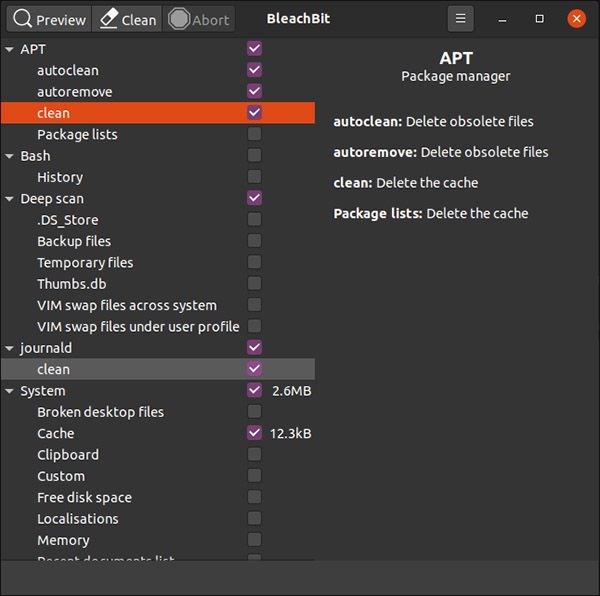 Cách dùng BleachBit để xóa các file không cần thiết trên Linux 2