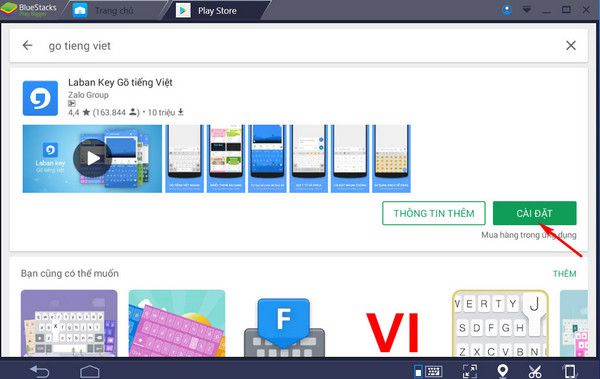 Cách gõ tiếng Việt trên giả lập BlueStacks, LDPlayer, KOPlayer (3)