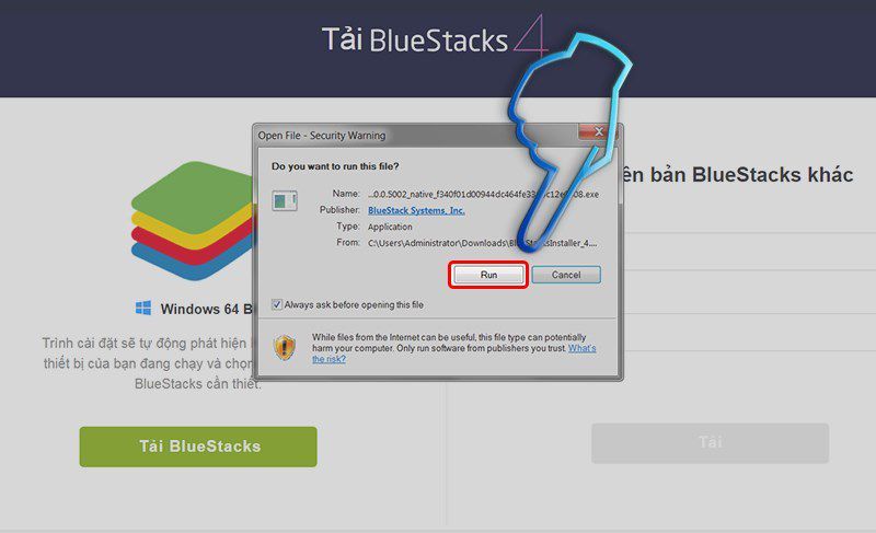 Hướng dẫn tải và cài đặt giả lập BlueStacks để chơi game Android (7)