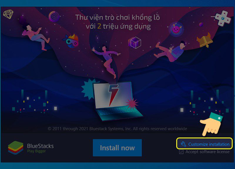 Hướng dẫn tải và cài đặt giả lập BlueStacks để chơi game Android (8)