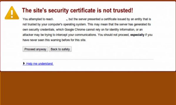 Các loại lỗi kết nối SSL và cách khắc phục trên Chrome, Firefox 3