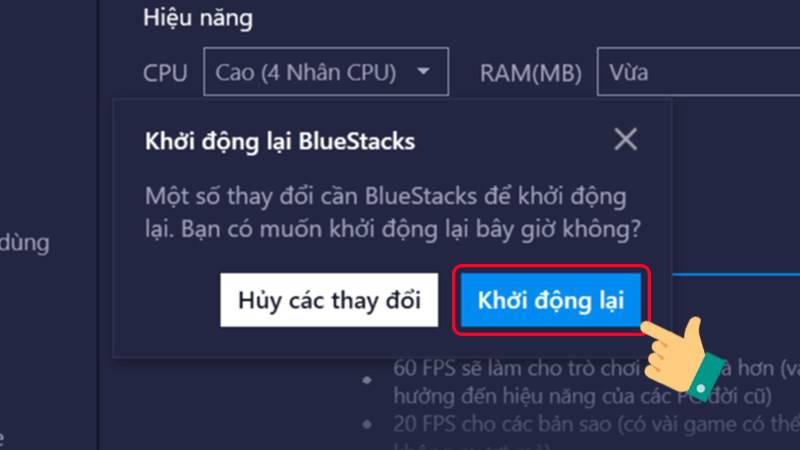 Hướng dẫn cách tăng tốc, giảm lag Bluestacks cực hiệu quả (3)