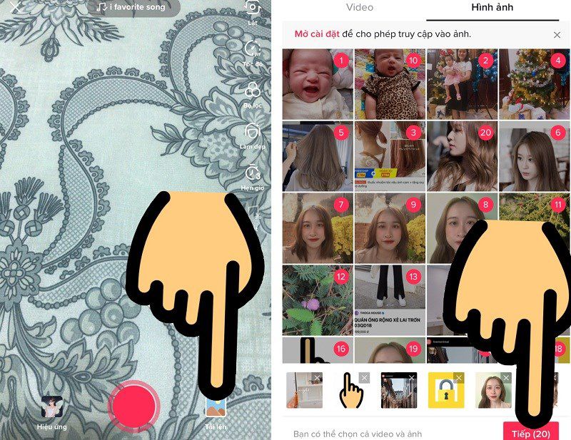 Cách làm video TikTok từ video và hình ảnh có sẵn (21)