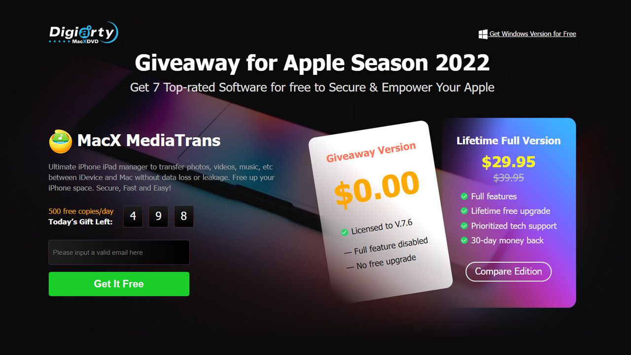  Digiarty Software tặng miễn phí 7 phần mềm bản quyền đến 30/9