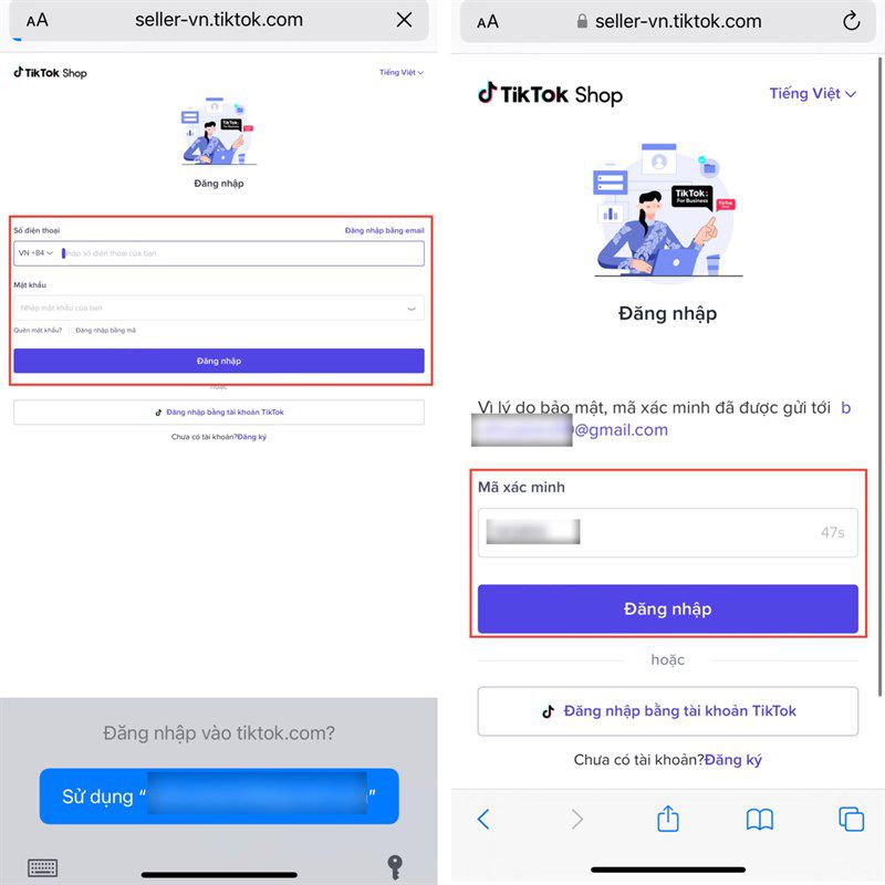 Hướng dẫn cách liên kết TikTok Shop với tài khoản cá nhân (2)