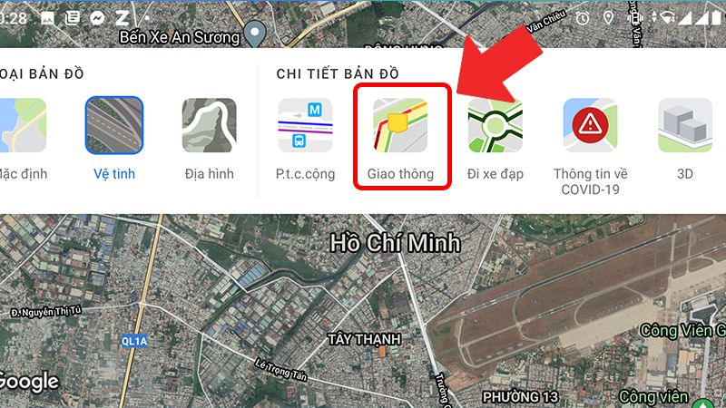 Hướng dẫn cách xem kẹt xe trên Google Maps chi tiết nhất (3)