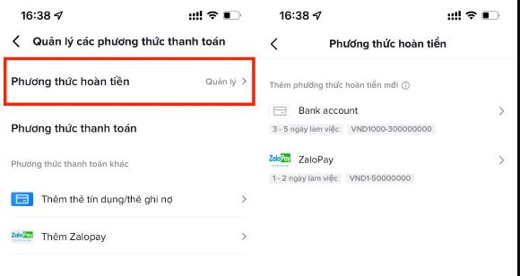 Hướng dẫn thêm phương thức hoàn tiền trên TikTok Shop (3)