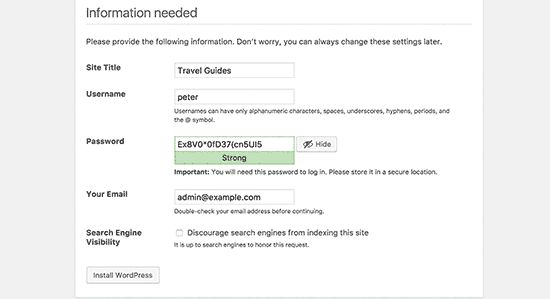 Cách cài đặt WordPress trong Subdirectory (thư mục con) - 12