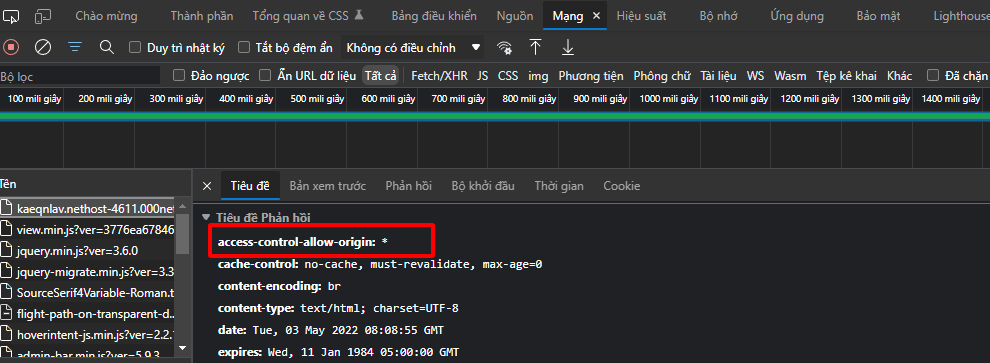 CORS là gì? Bật CORS trên hosting cPanel thế nào? (3)