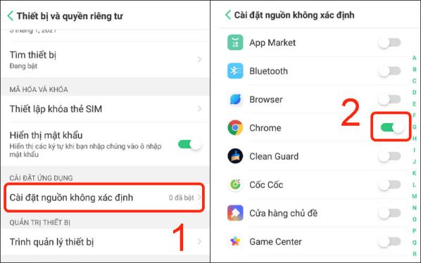 Sửa lỗi cài đặt ứng dụng báo không tương thích trên OPPO 13
