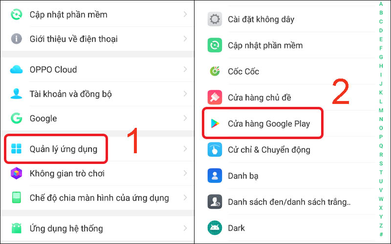 Sửa lỗi cài đặt ứng dụng báo không tương thích trên OPPO 4