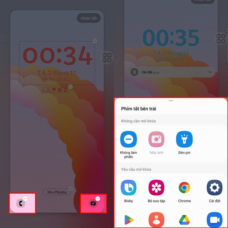 Cách tùy chỉnh giao diện màn hình khóa Android 13 (4) Cách tùy chỉnh giao diện màn hình khóa Android 13 (4)