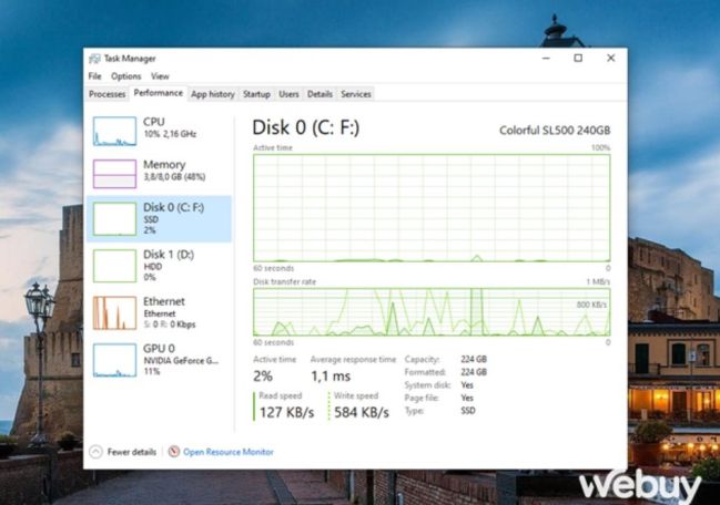  Cảnh báo: Không được tắt tác vụ chạy nền trong Task Manager