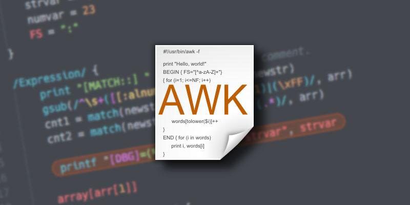  Hướng dẫn cách sử dụng lệnh awk trong Linux để lọc dữ liệu