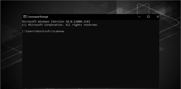 Hướng dẫn cách sửa lỗi màn hình xanh Windows 11 (5) Sửa các file bị lỗi