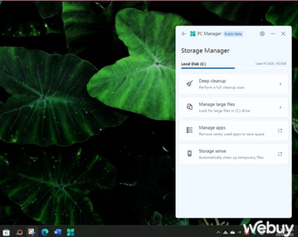 PC Manager: Ứng dụng quản lý, dọn dẹp hệ thống cho Windows 11 7