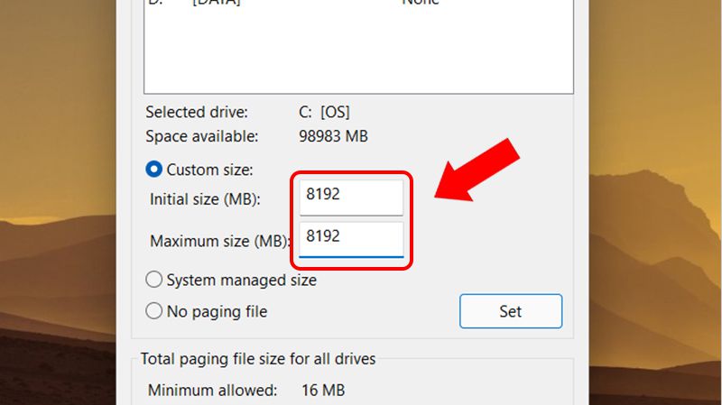 RAM ảo là gì? Cách set RAM ảo cho máy tính Windows 7, 8, 10 (7)