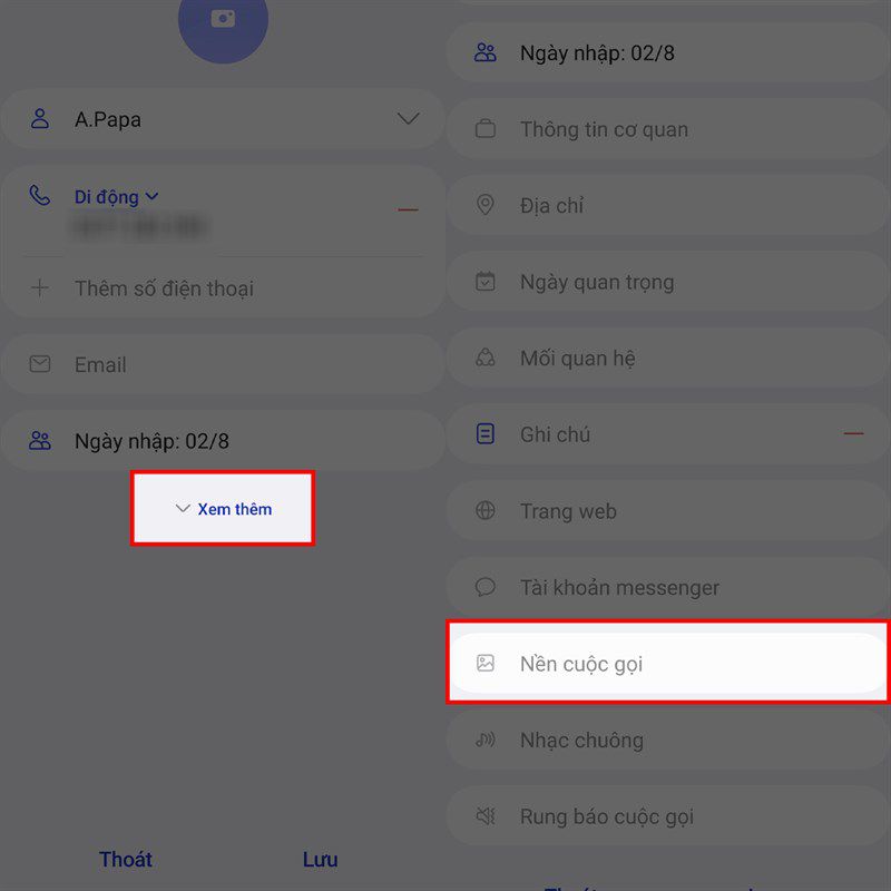 Cài hình nền cuộc gọi cho từng người trên Samsung One UI 5.0 (2)