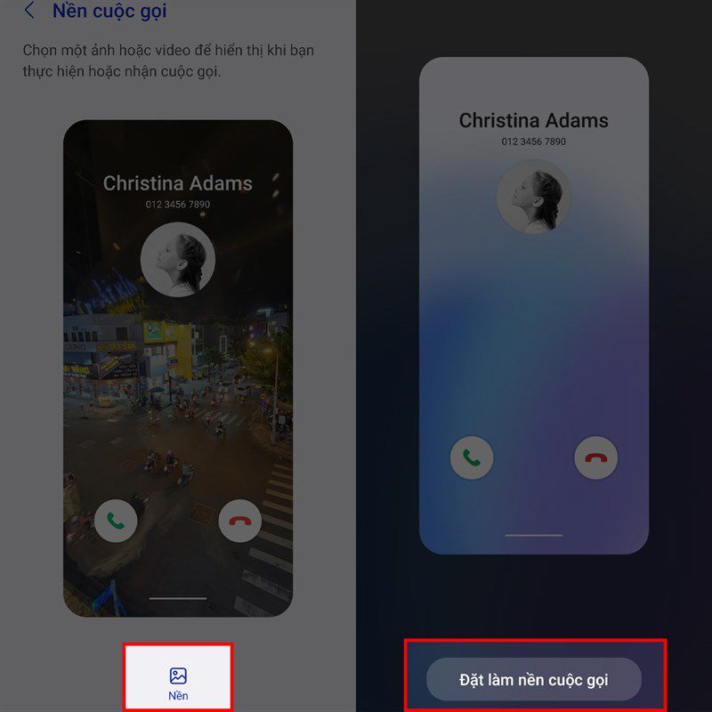 Cài hình nền cuộc gọi cho từng người trên Samsung One UI 5.0 (3)