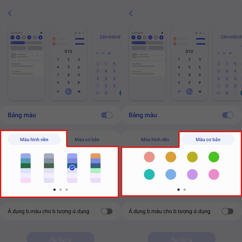 Hướng dẫn cách chỉnh màu theme trên One UI 5.0 (2) Hướng dẫn cách chỉnh màu theme trên One UI 5.0 (2)