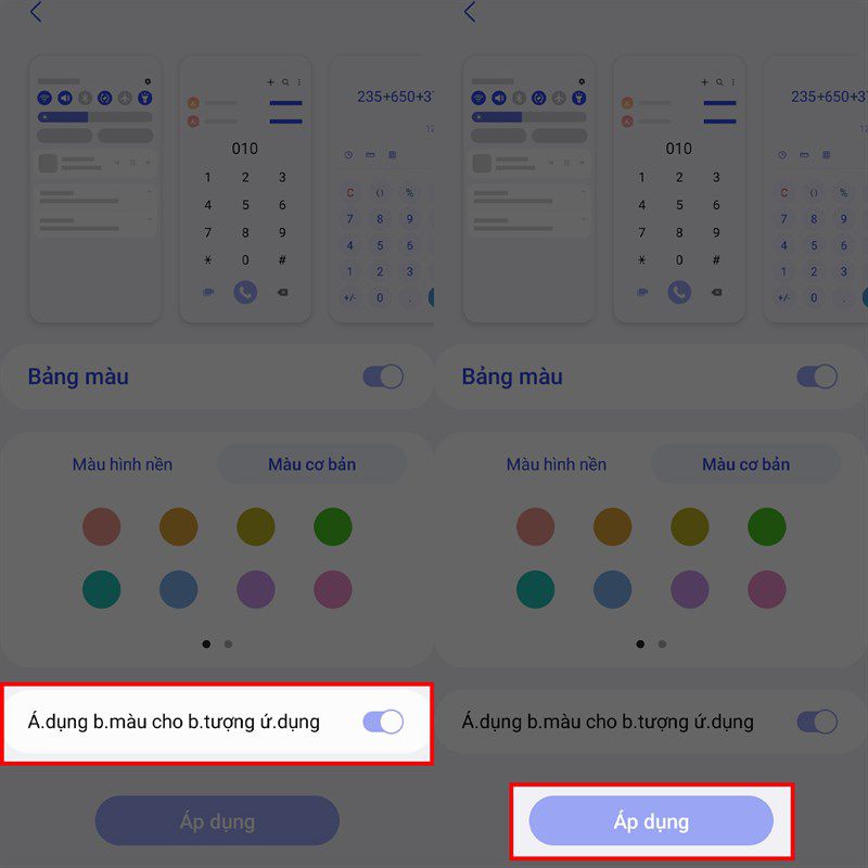 Hướng dẫn cách chỉnh màu theme trên One UI 5.0 (3) Hướng dẫn cách chỉnh màu theme trên One UI 5.0 (3)