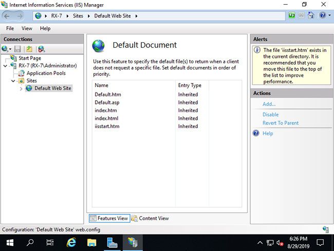 Hướng dẫn cài đặt và sử dụng IIS trên Windows Server 2019 (17)