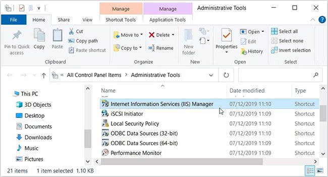 Mở Windows Internet Information Services (IIS) Manager thế nào? - 5